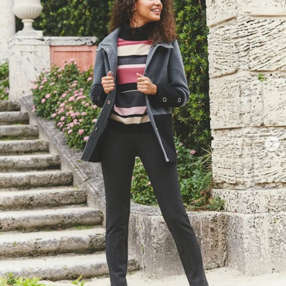 Rafaella Charcoal & Heather Women's Coat